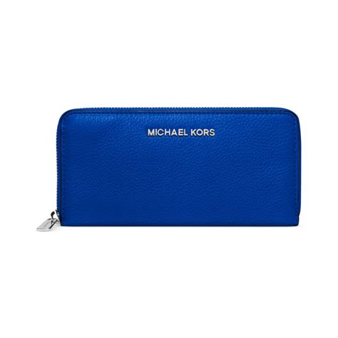 michael kors summer blue wallet|Michael Kors cobalt blue wallet.